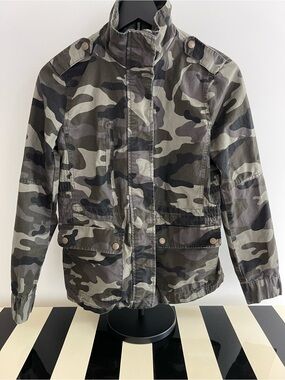 Love Tree Camo Cotton Utility Jacket
